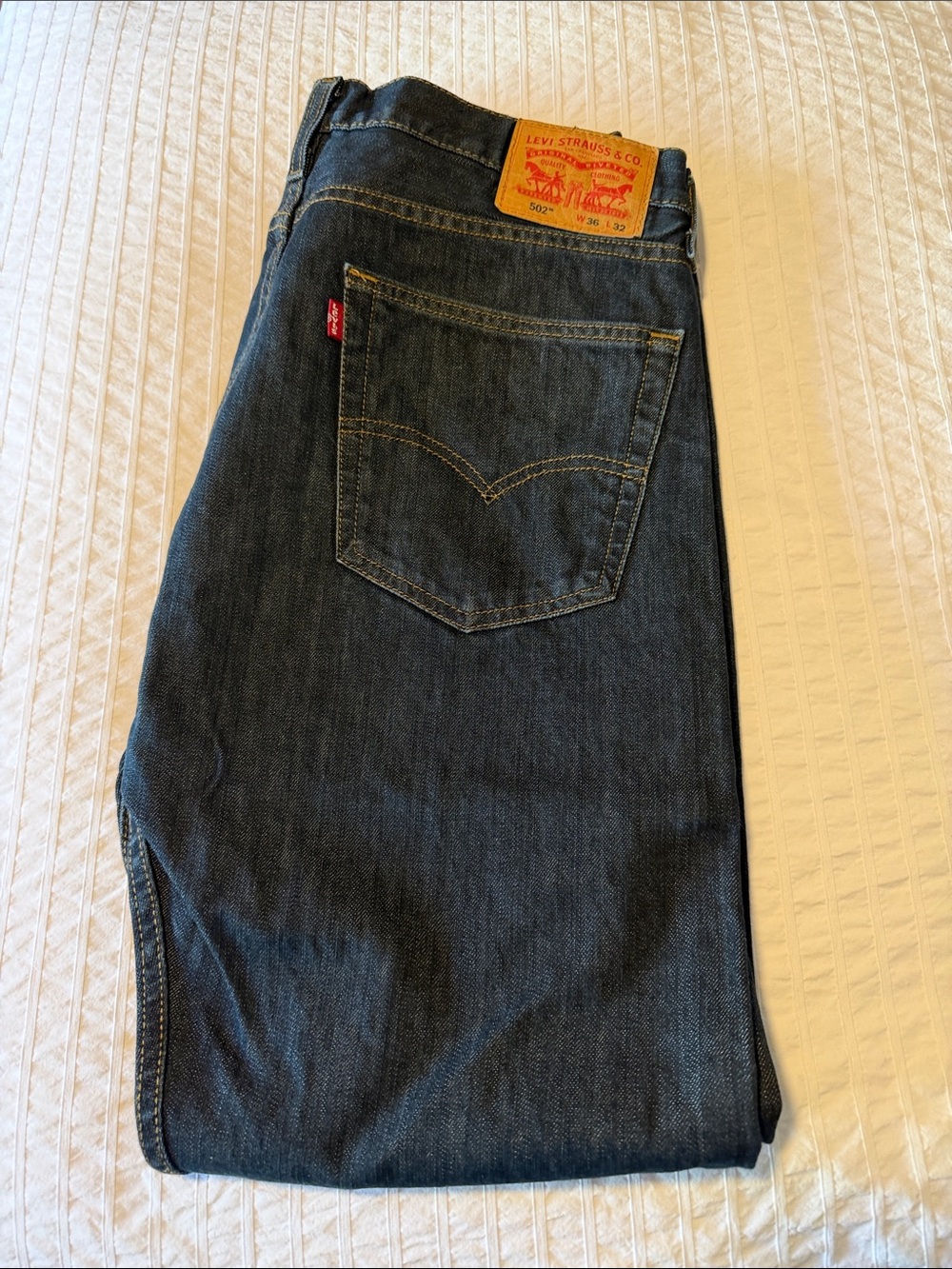 Levi's Men's Dark Blue Straight Jeans